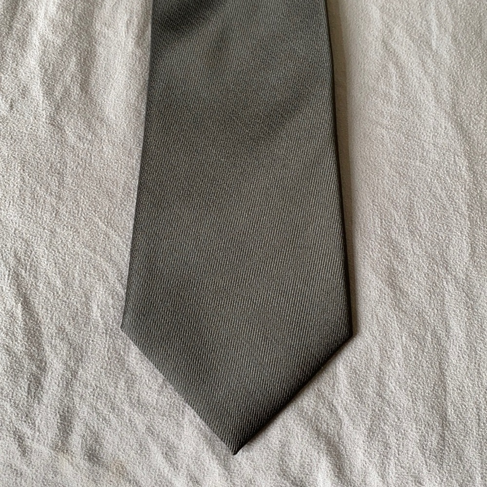 Solid Black George Tie